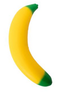 Jumbo-sized squishy banana fidget toy