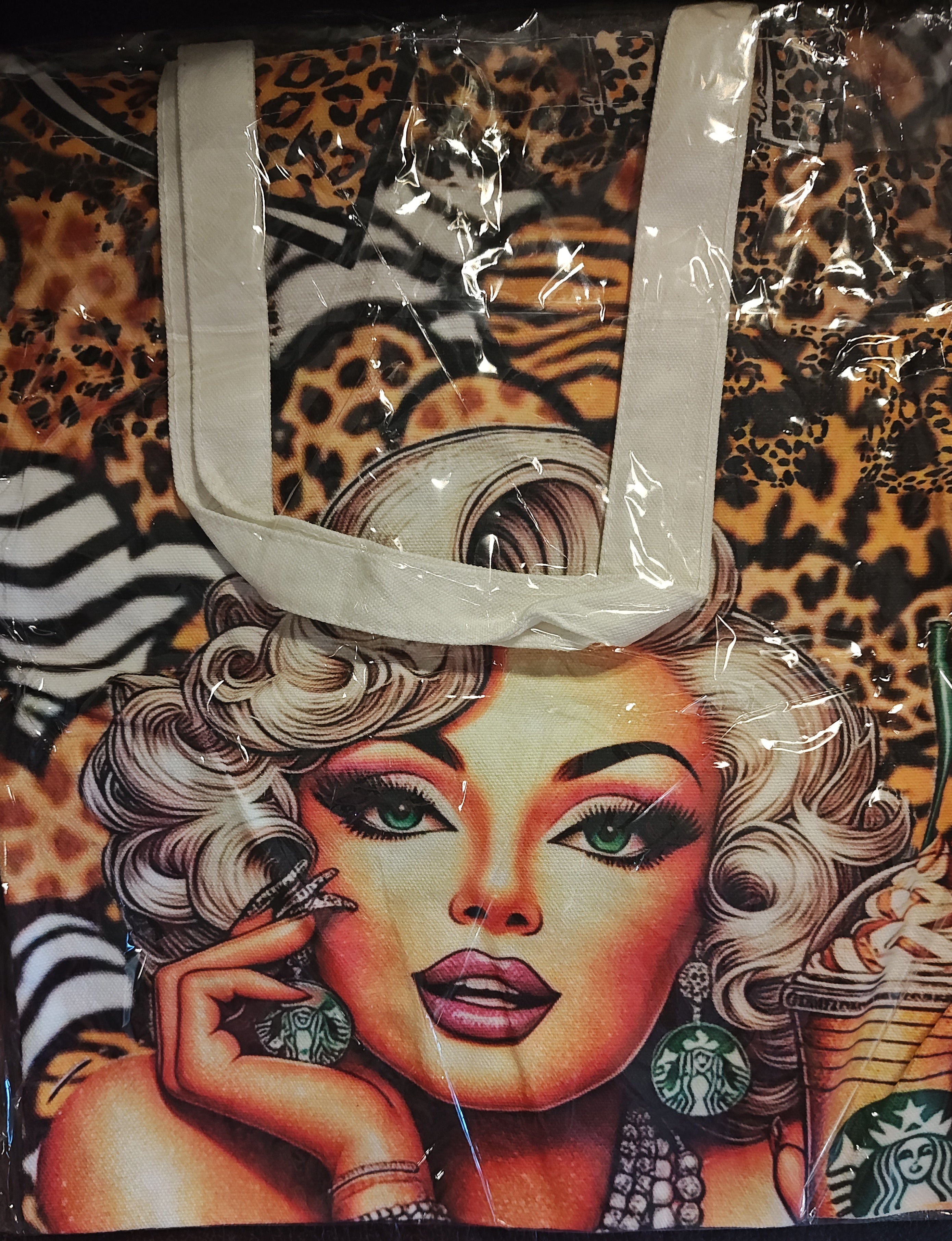 Marilyn Monroe Starbucks Tote