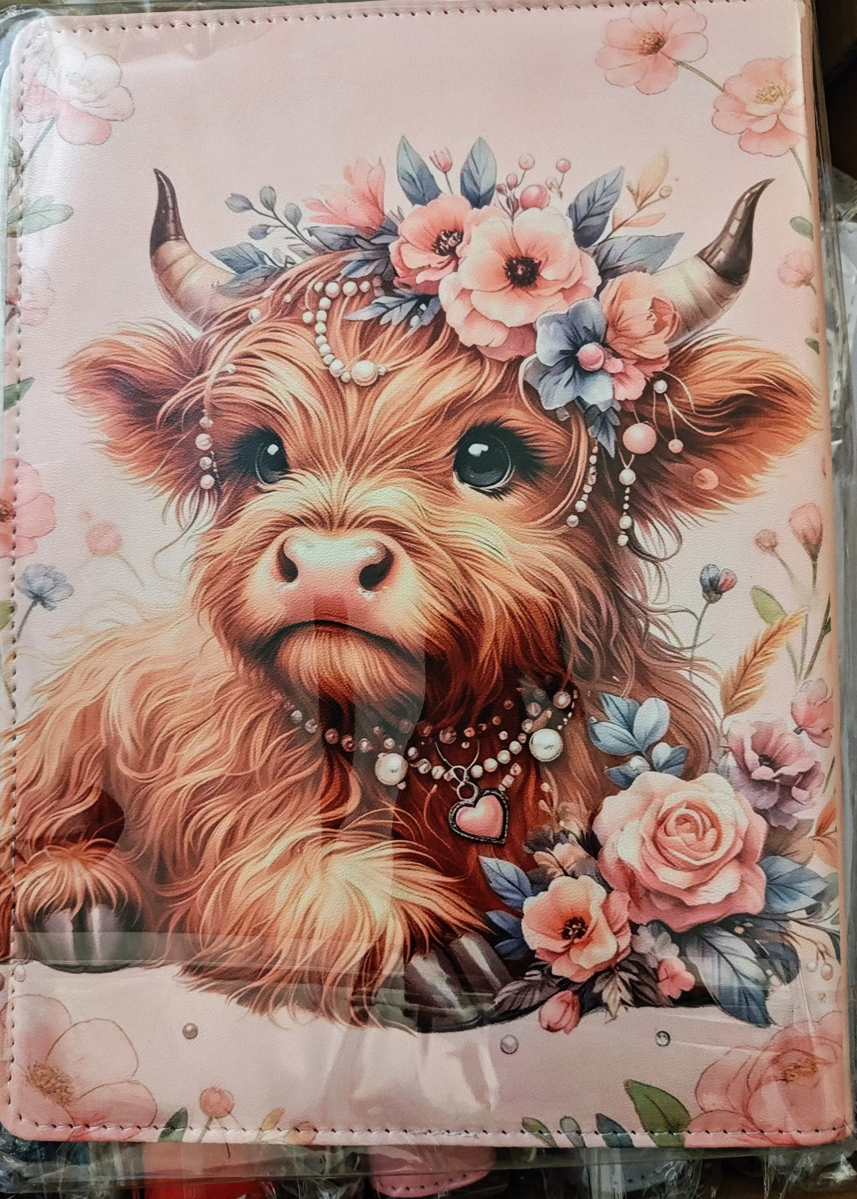 Highland Cow Binder A5